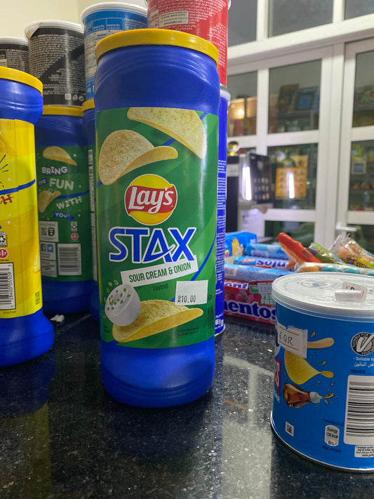 Lays stax sour cream & onion