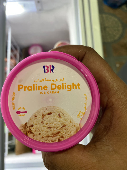 Praline delight ice cream