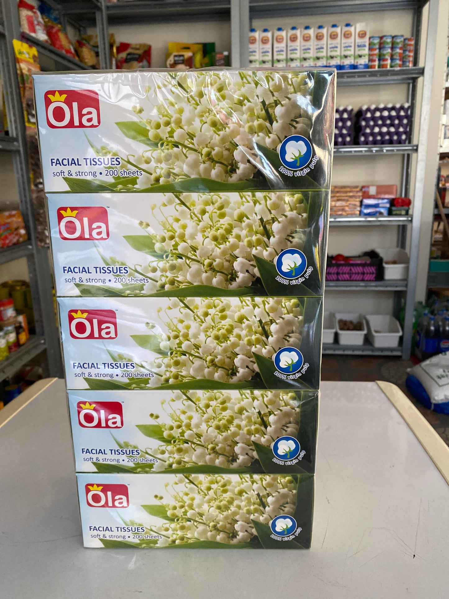 OLA facial tissues