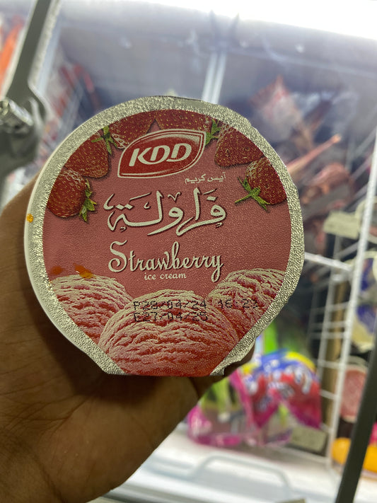 Strawberry ice cream