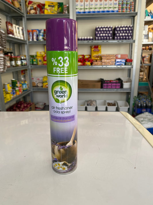 Green world air freshener spray