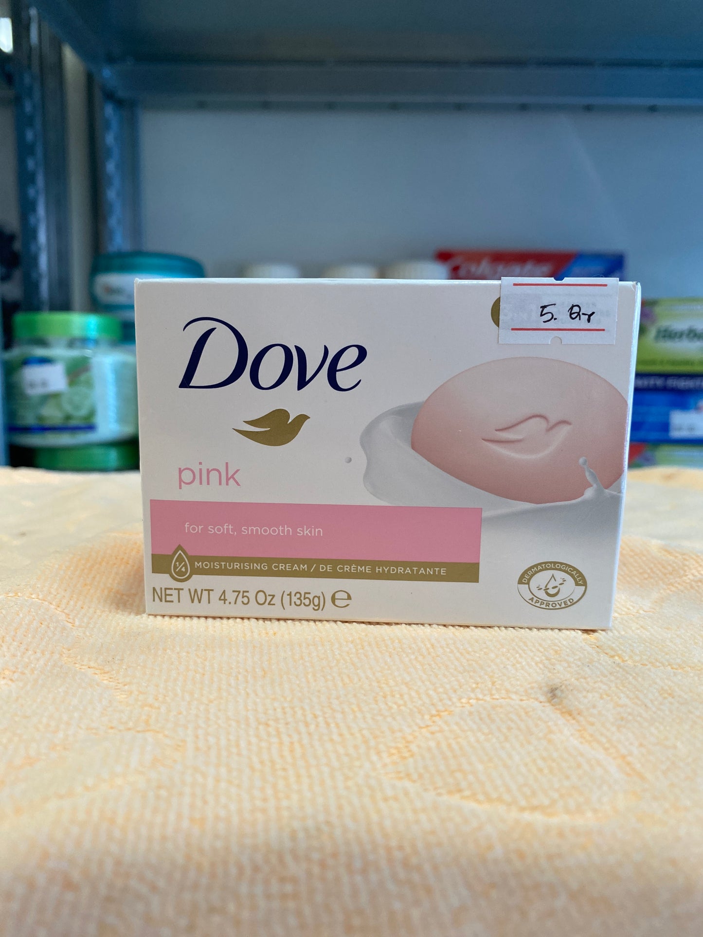 Dove pink smooth skin