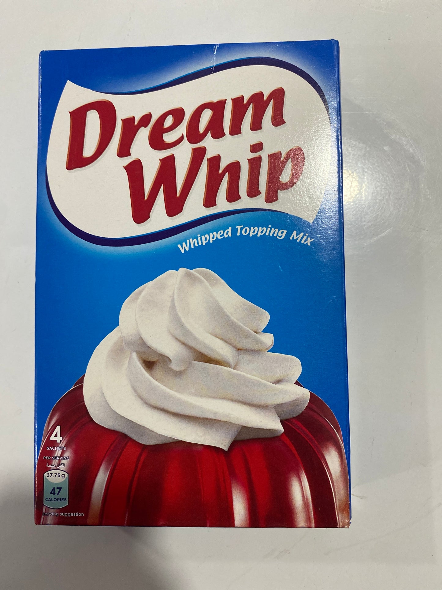 Whipped topping mix 4 sachets