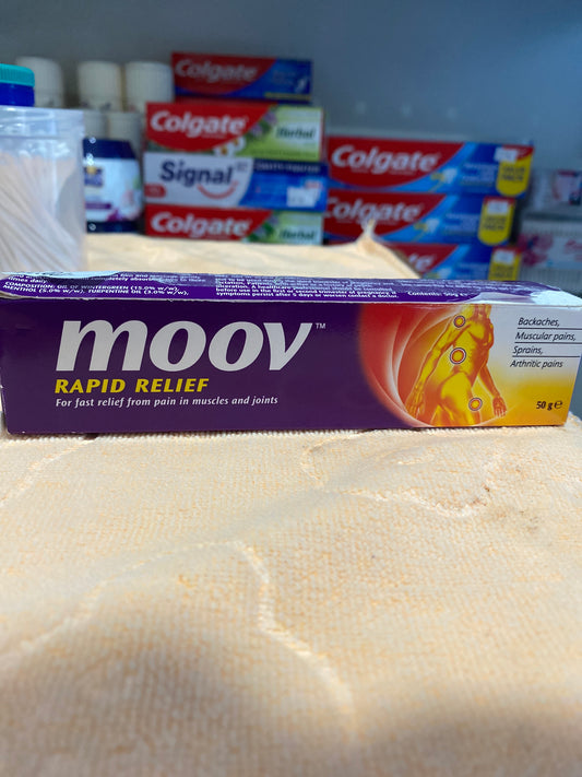 Moov rapid relief