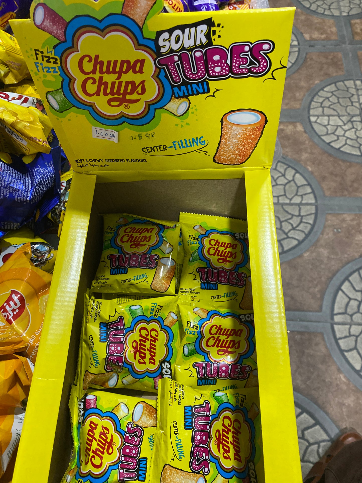 Chupa chups sour tubes