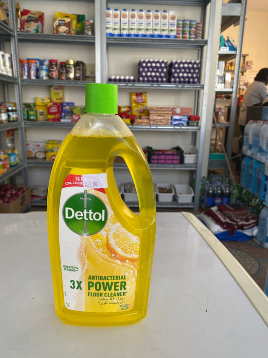 Dettol floor cleaner lemon